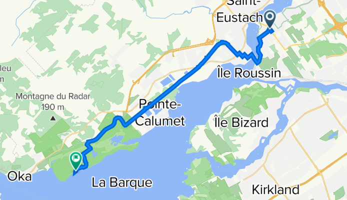4574–4644 Route 148, Laval to Laval/North Shore, Oka