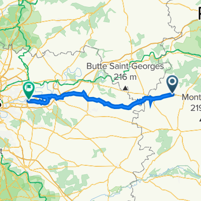 48 Route de Chalons, Fromentières nach 33 Avenue de St-Germain-des-Noyers, Saint-Thibault-des-Vignes