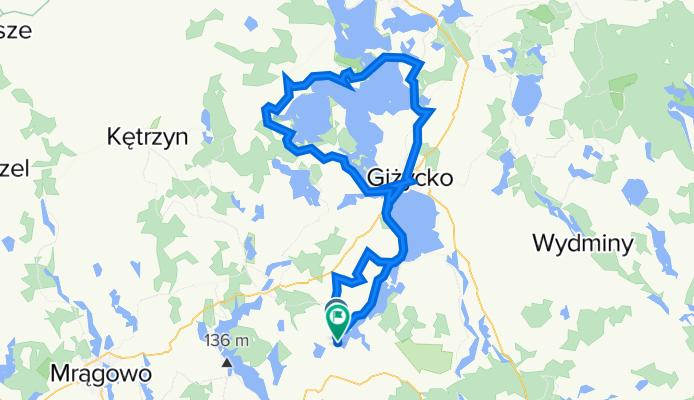 Pętelka wokół 4 jezior mazurskich