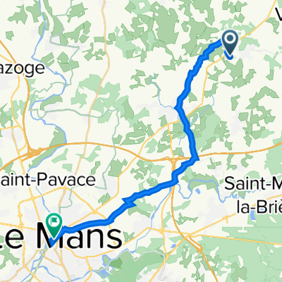 Sillé-le-Philippe to 28 Avenue de Rostov sur le Don, Le Mans