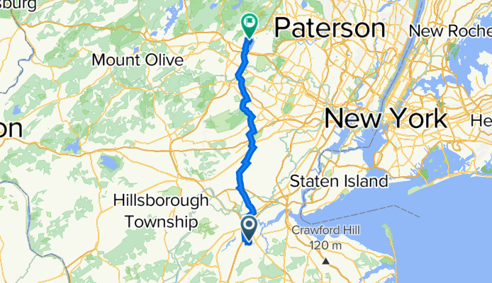 1–99 Vista Ct, East Brunswick do 60 Parsippany Blvd, Boonton