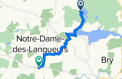 Route in der Bikemap App öffnen