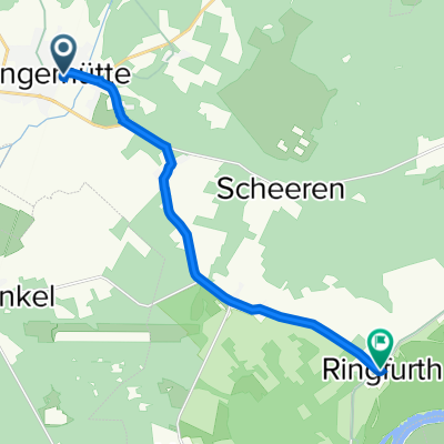 Tangerhütte nach Ringfurth