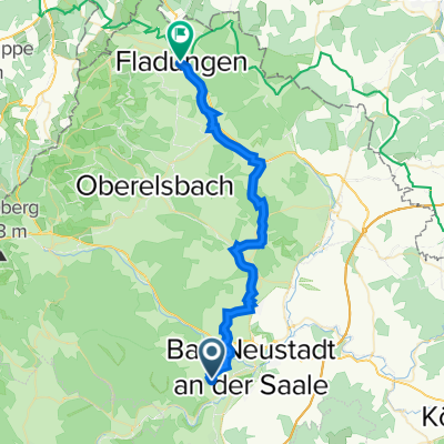 Neulandstraße 9, Hohenroth nach Obere Pforte 1, Fladungen
