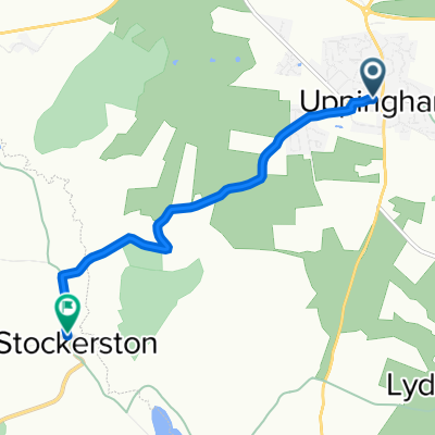 5 Rosings, North St W, Oakham nach Glebe House, Church Lane, Oakham