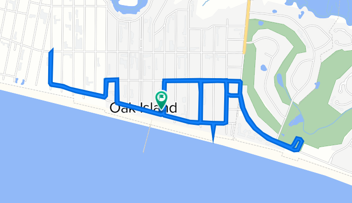 700 Ocean Dr, Oak Island to 700 Ocean Dr, Oak Island