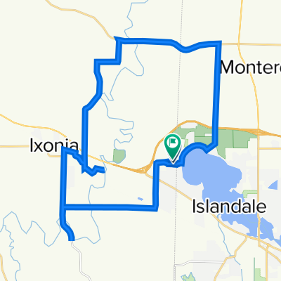 Route from N8110 Lasalle Cir, Lac La Belle