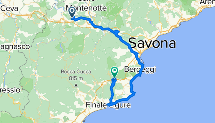 Strada Comunale San Rocco-calleri, Cosseria to Via Montegio 12, Vezzi Portio