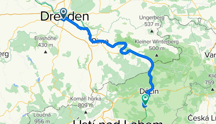 Stage 1, Dresden to Pěší 113, Děčín