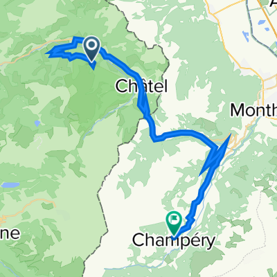 3000–3202 Piste Pastorale de l'Auberraz, La Chapelle-d'Abondance to Chemin de Broisin 4–18, Champéry