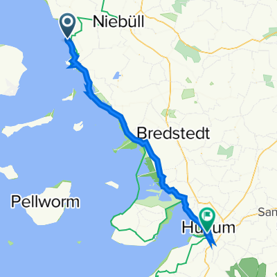 Galmsbüll to Husum, Husum