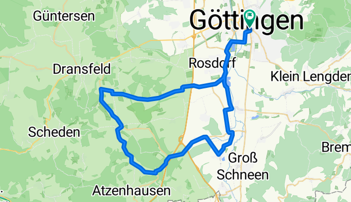 Göttingen-Bördel-Barlissen-Mariengarten-Göttingen