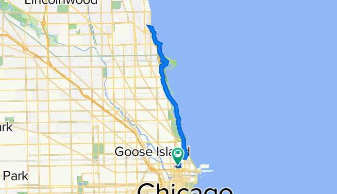 70 W Huron St, Chicago to 77 W Huron St, Chicago
