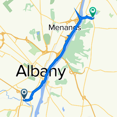 Albany to 45 Vandenburgh Ave, Troy