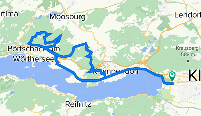 MTB-Berg: KLU-Sallach/Pörtschach-Bannwald-Zocklwirt-Pirkerkogel-Krumpendorf-KLU