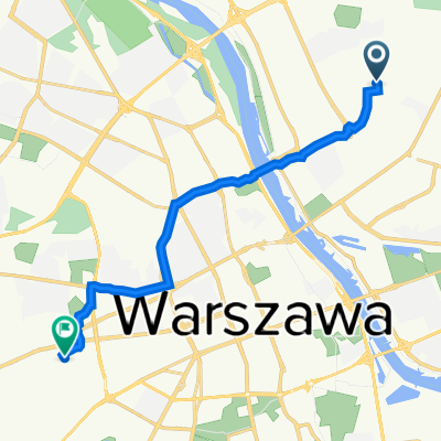 Kolonijna 5, Warszawa do Jana Kazimierza 17, Warszawa