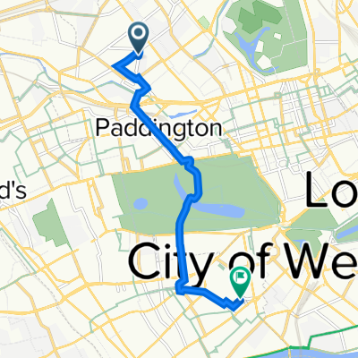 62 Warrington Crescent, London to 6-10 Draycott Pl, London