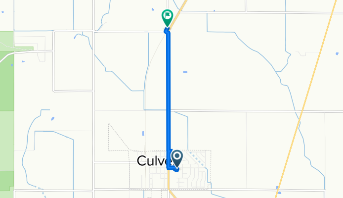 Culver to 5805–5999 SW Elbe Dr, Madras