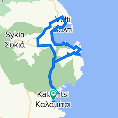 Kalamitsi - Valti - Tigania - Kriaritsi