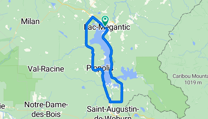 V-route Lac Mégantic