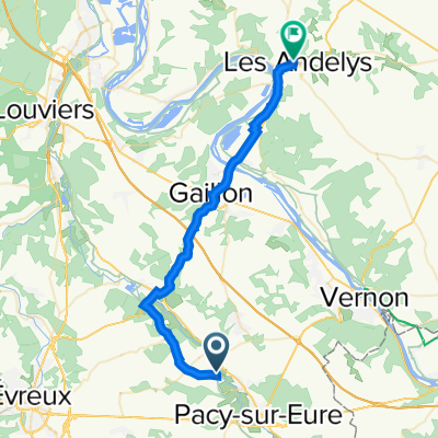 7 Route de Cocherel, Vaux-sur-Eure à 2–8 Rue Sellenick, Les Andelys