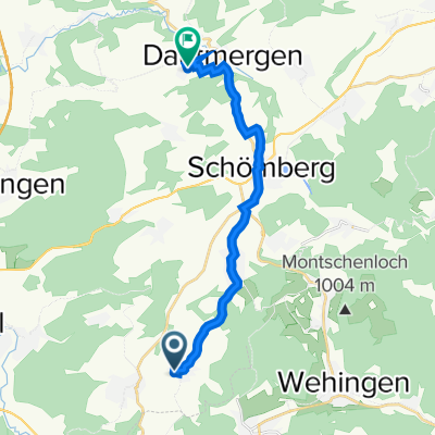 Talstraße 19, Wellendingen nach Werrenstraße 38, Rosenfeld