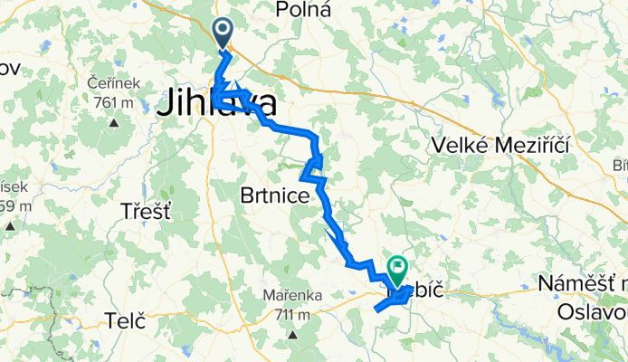 III.14.7. čtvrtek Jihlava kemp- třebíč