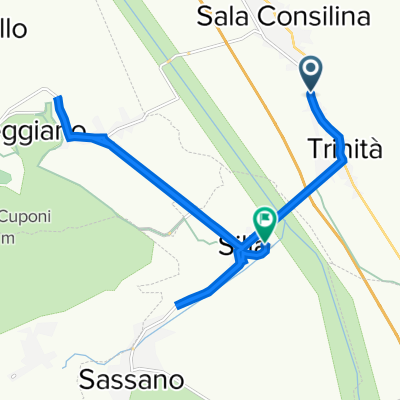 Da Via Barra 294, Sala Consilina a Sassano