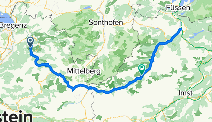 Oberbuchen 590, Schwarzenberg nach Häselgehr 128, Häselgehr