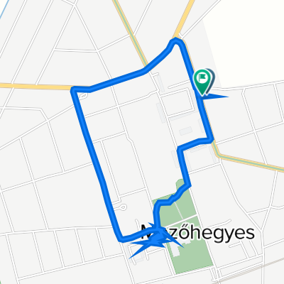 Kossuth Lajos utca 47b., Mezőhegyes to Kossuth Lajos utca 47a., Mezőhegyes