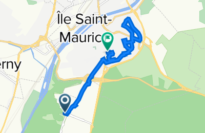 Route in der Bikemap App öffnen
