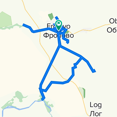 Фролово - Посёлок Лесхоз - Ветлютев - Кирпичный - Железнодорожный - Зимовский - Шляховский -  Красные Липки - Верхние Липки