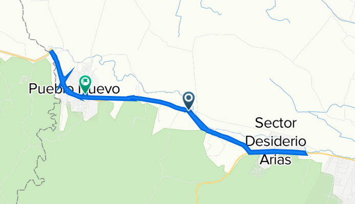De 20 a HRHP+GQF, Jaibón de Pueblo Nuevo