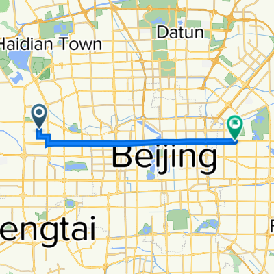 Haidian, Beijing to Chaoyang, Beijing
