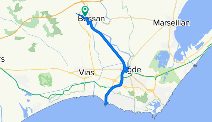 De Lotissement les André 7, Bessan à Lotissement les André 6, Bessan