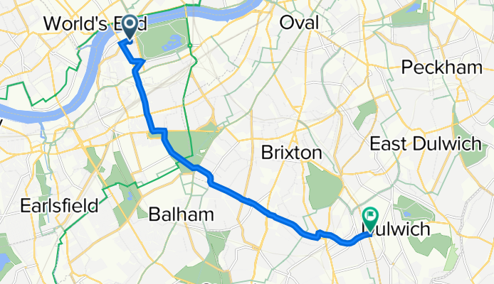 Juer Street 2 to Thurlow Park Road 137