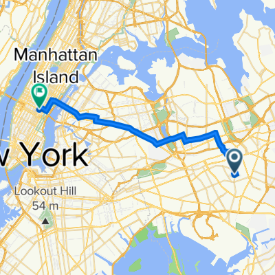 114-05 Farmers Blvd, New York to 45 E 42nd St, New York