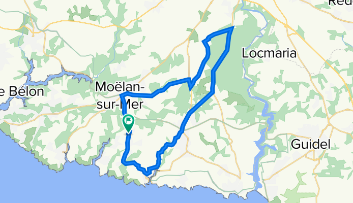 De Kergostiou 332, Moëlan-sur-Mer à Kergostiou 10, Moëlan-sur-Mer