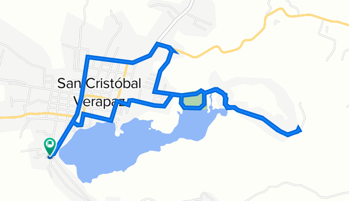 De 9G59+W6M, San Cristóbal Verapaz a 9G59+W6M, San Cristóbal Verapaz