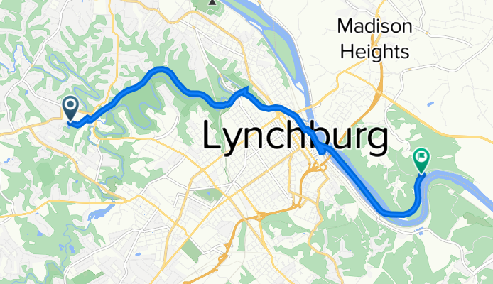 142 Village Park Ct, Lynchburg to Madison Heights