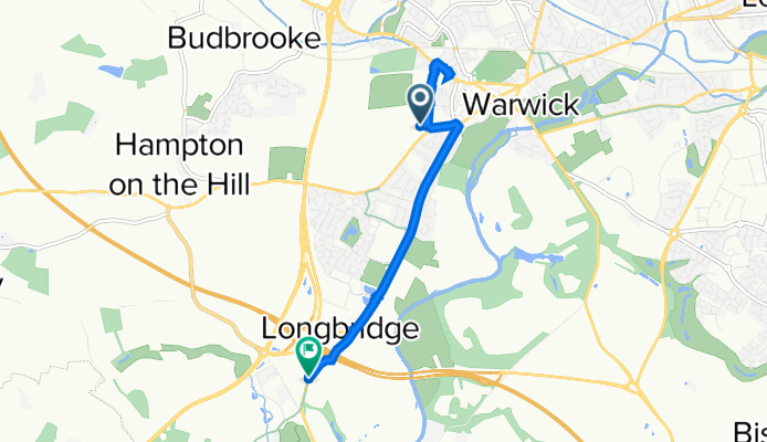 Racecourse Bungalow, Hampton St, Warwick to Barford Road, Sherbourne, Warwick