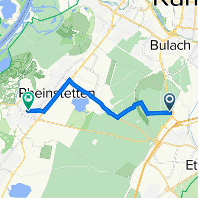 L605, Ettlingen nach Römerstraße 26, Rheinstetten