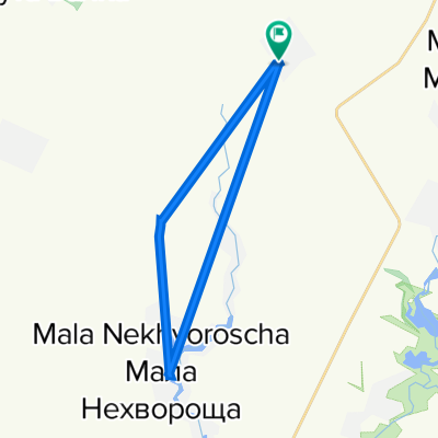 вул. Алейна, Первомайське to вул. Алейна, Первомайське