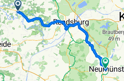 Route in der Bikemap App öffnen