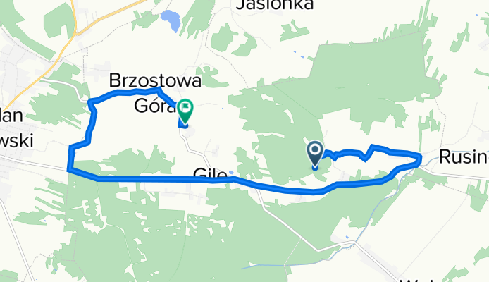 Majdan Królewski, Majdan Królewski do Brzostowa Góra 97, Majdan Królewski