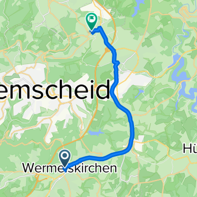 Vorm Eickerberg 2A, Wermelskirchen nach Tannenbergstraße 33, Remscheid