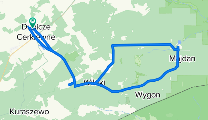 Parkowa 1, Dubicze Cerkiewne do Parkowa 2, Dubicze Cerkiewne