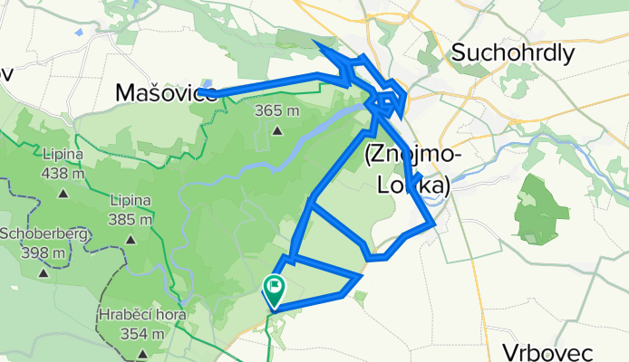 V.16.7. Sobota- okruh Znojmo-Lom Masovice
