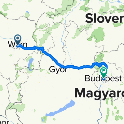 Columbusgasse 2, Wien nach Gerlóczy utca 4., Budapest