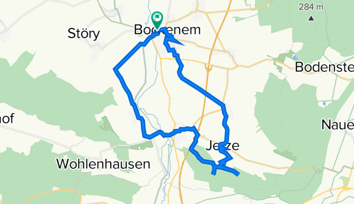 Wiesenstraße 4A, Bockenem nach Bgm-Sander-Straße 28, Bockenem